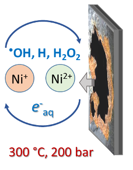 Arrows surrounding Ni2+/+ ions